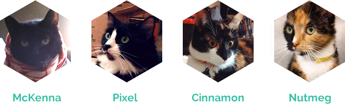 McKenna, Pixel, Cinnamon