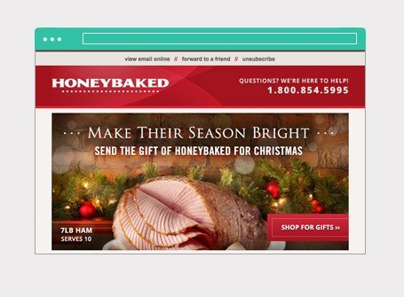 HoneyBaked Ham Email Marketing